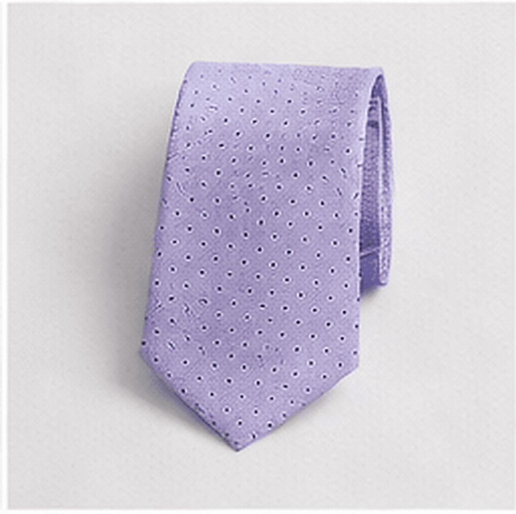 小紋ネクタイ（ラベンダー）