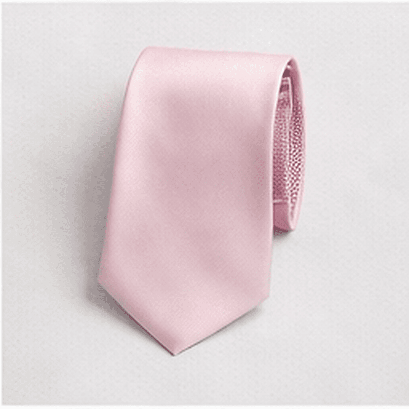 ソリッドネクタイ（ライトピンク）