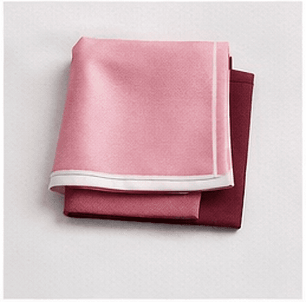 ソリッドポケットチーフ（ピンク）