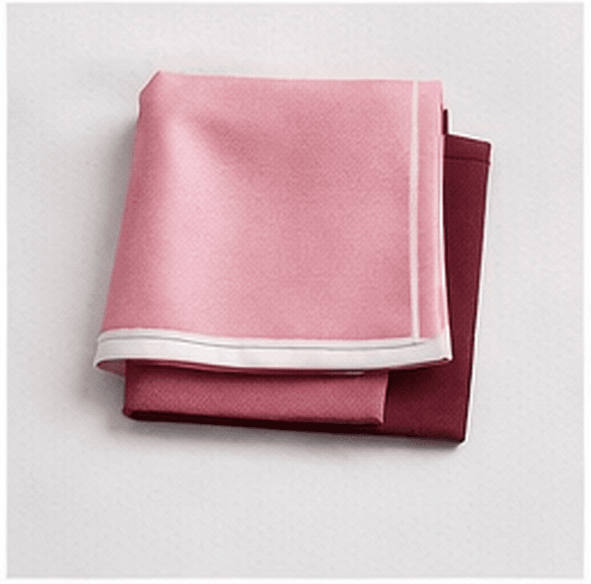 ソリッドポケットチーフ（ピンク）